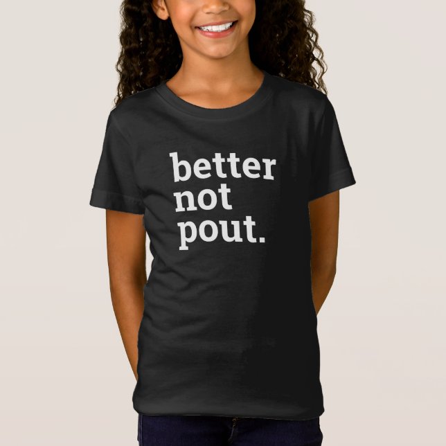 Camiseta Feliz Natal Melhor Que Não Pout Preto Branco (Frente)