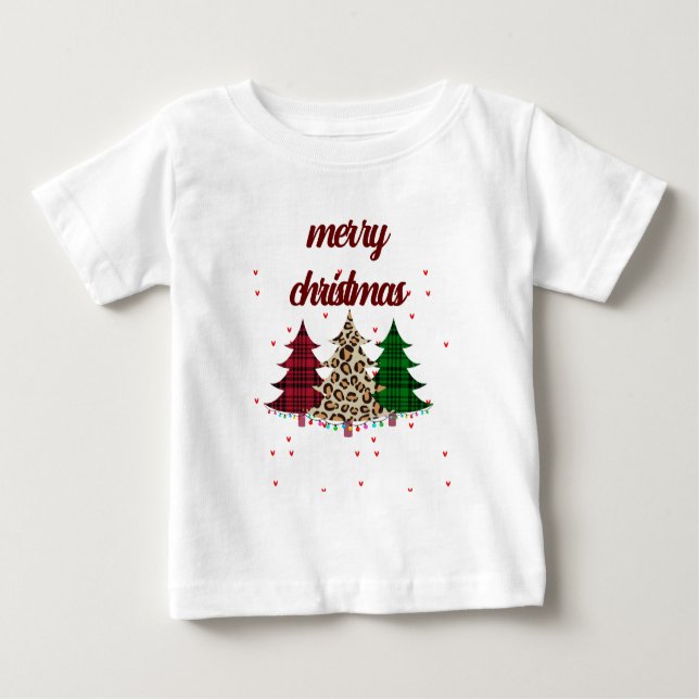Camiseta Feliz Natal Moderno e Elegante (Frente)