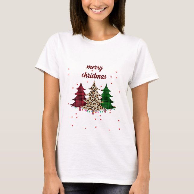 Camiseta Feliz Natal Moderno & Elegante  (Frente)