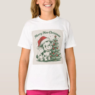 Camiseta Feliz Natal Moo