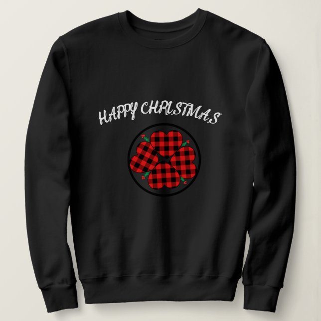 Camiseta Feliz Natal Mulheres Negras (Frente do Design)