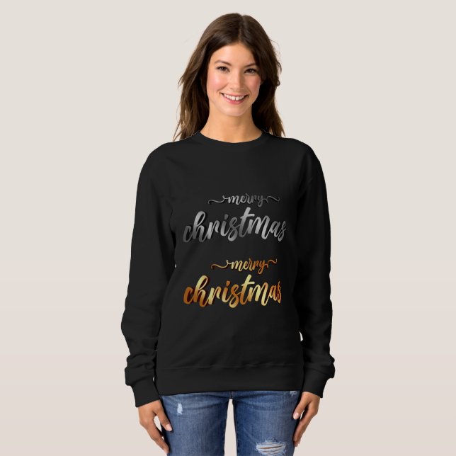 Camiseta Feliz Natal Mulheres ,s  (Frente Completa)