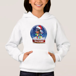 Camiseta Feliz Natal - Mundo de Neve de Cão
