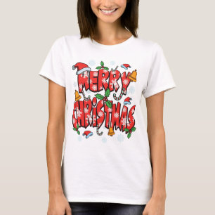 Camiseta Feliz Natal - Natal Festivo Natal - Presente