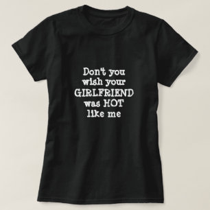 Camiseta Feliz Natal Novelty Gift HOT NAMORADA