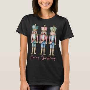 Camiseta Feliz Natal Nutcracker Balé Festivo Xmas Men