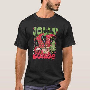 Camiseta Feliz Natal Ocidental Light Jolly Babe Cowboy Bo