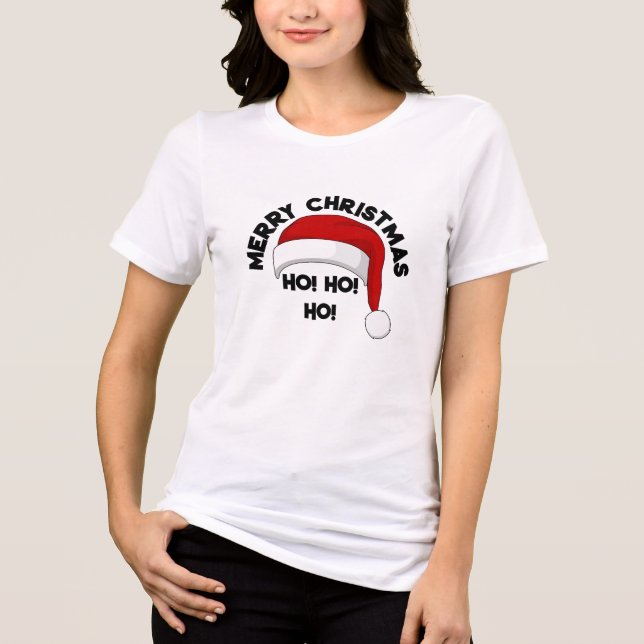 Camiseta Feliz Natal Papai Noel (Frente)