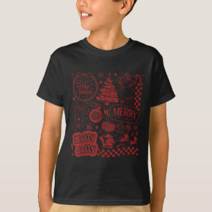 Camiseta Feliz Natal Papai Noel Boneco de Neve Rena É o Mar