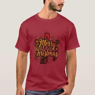 Camiseta Feliz Natal: Papai noel de alegria e Arco festivo