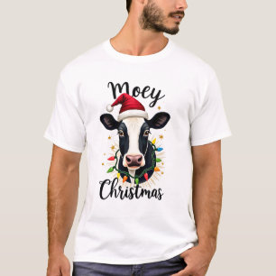 Camiseta Feliz Natal Papai Noel Luzes de Natal Amantes de V
