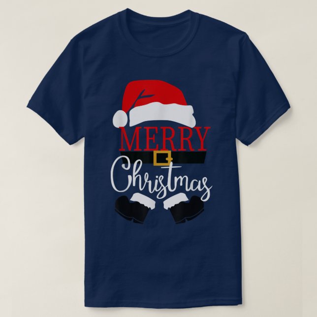 Camiseta Feliz Natal Papai Noel Noel Noel Noel Noel Família (Frente do Design)