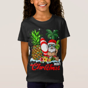 Camiseta Feliz Natal Papais noeis das Luzes do Natal surfan