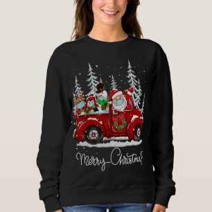 Camiseta Feliz Natal Papais noeis De Esquadrão Enfrentam Má