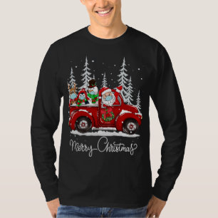Camiseta Feliz Natal Papais noeis De Esquadrão Enfrentam Má
