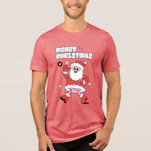 Camiseta Feliz Natal - Papais noeis de Groovy Strut