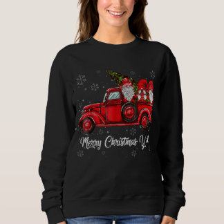 Camiseta Feliz Natal, Papais noeis dos Gnomos Retro Caminhã