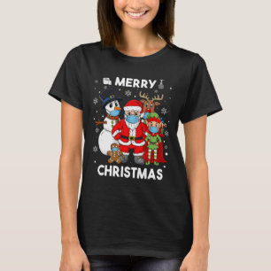 Camiseta Feliz Natal Papais noeis E Amigos Meninos Família