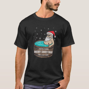 Camiseta Feliz Natal Papais noeis Engraçados Em Homens De D