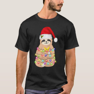 Camiseta Feliz Natal Papais noeis Luzes Xmas Para Homens W
