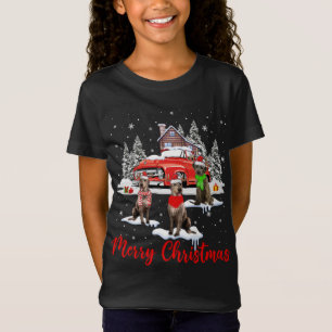 Camiseta Feliz Natal Papais noeis Reindeer Irish Wolfhound