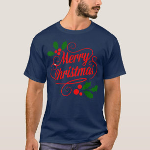 Camiseta Feliz Natal Para Os Homens Que Vivem Em Dezembro