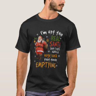 Camiseta Feliz Natal Para Os Homens, Um Enorme Pacote Sujo