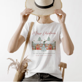 Camiseta Feliz Natal para os melhores vizinhos de sempre