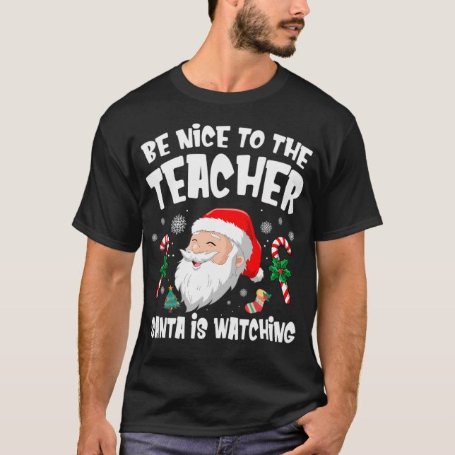 Camiseta Feliz Natal Para Os Papais noeis De Professores É  (Frente)