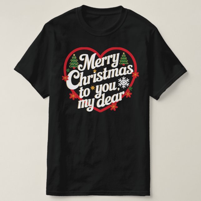 Camiseta Feliz Natal para Você (Frente do Design)