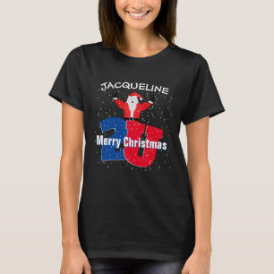 Camiseta Feliz Natal para você com o Nome e Papais noeis T-