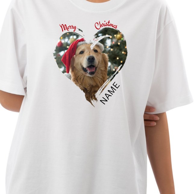 Camiseta Feliz Natal Pet Dog Lover (Criador carregado)