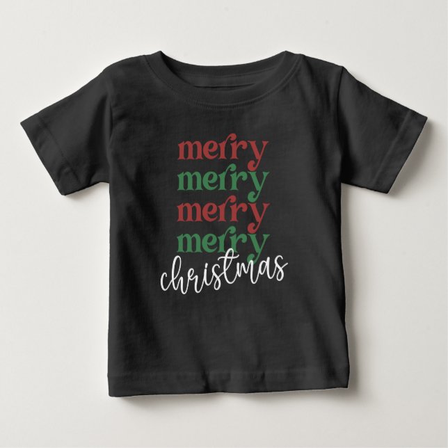 Camiseta Feliz Natal Presentes de Celebração de Natal em Fa (Frente)