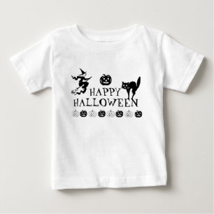 Camiseta Feliz Natal preto branco assustador