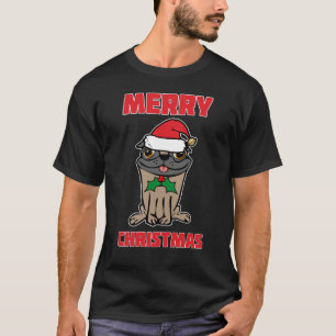 Camiseta Feliz Natal Pug