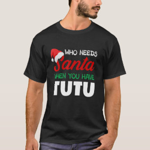 Camiseta Feliz Natal Que Precisa De Papais noeis Tutu Hawai