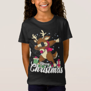 Camiseta Feliz Natal Reindeer Véspera de Natal