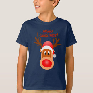 Camiseta Feliz Natal Rudolph tee