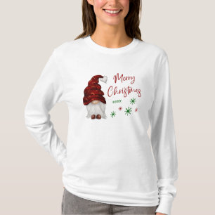 Camiseta Feliz Natal Rustic Country Girl Holiday
