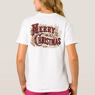 Camiseta Feliz Natal Rústico 