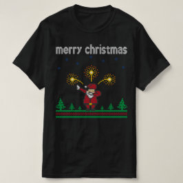 Camiseta feliz natal santa claus Ugly Christmas Sweater