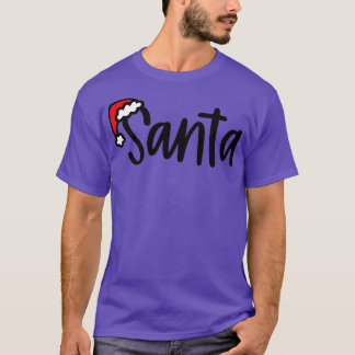 Camiseta Feliz Natal Santa Hat Natal Natal Natal