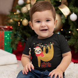 Camiseta Feliz Natal Sloth | Feriados