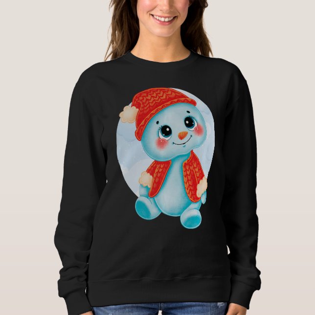 Camiseta Feliz Natal Snowman (Frente)