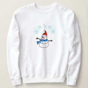 Camiseta Feliz Natal Snowman Sweet