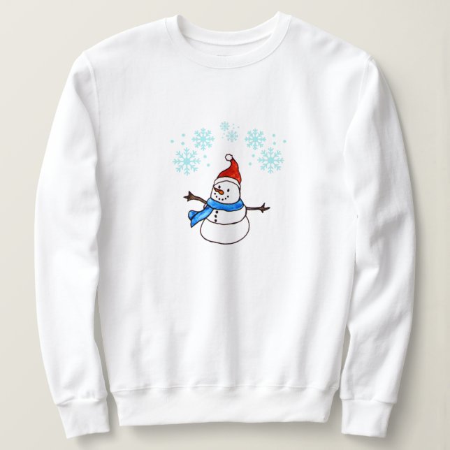 Camiseta Feliz Natal Snowman Sweet (Frente do Design)