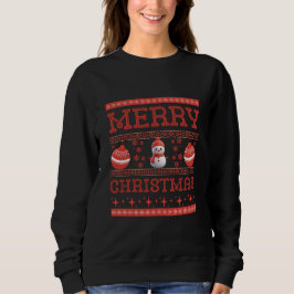 Camiseta Feliz Natal Snowman Ugly Sweater
