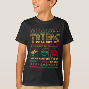 Camiseta Feliz Natal Taternizadores Batatas Frio Natal