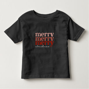 Camiseta Feliz Natal Texto Saudando Vermelho
