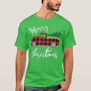 Camiseta Feliz Natal Trapézio Vermelho Xmas Pajama Para Hom